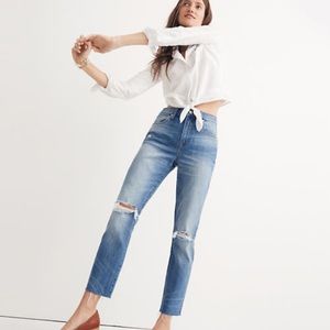 Made well high rise slim boy Jean